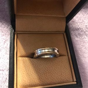 BVLGARI B ZERO 18k SIZE 7 WHITE GOLD RING